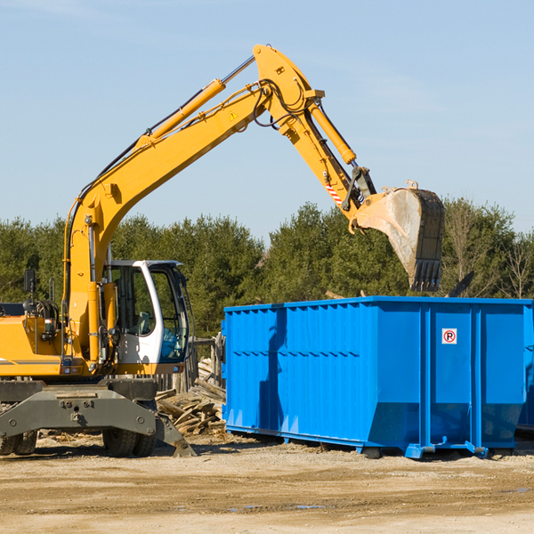 can i pay for a residential dumpster rental online in St James MD